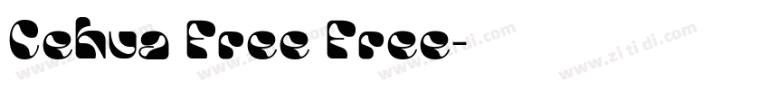 Cehua Free Free字体转换